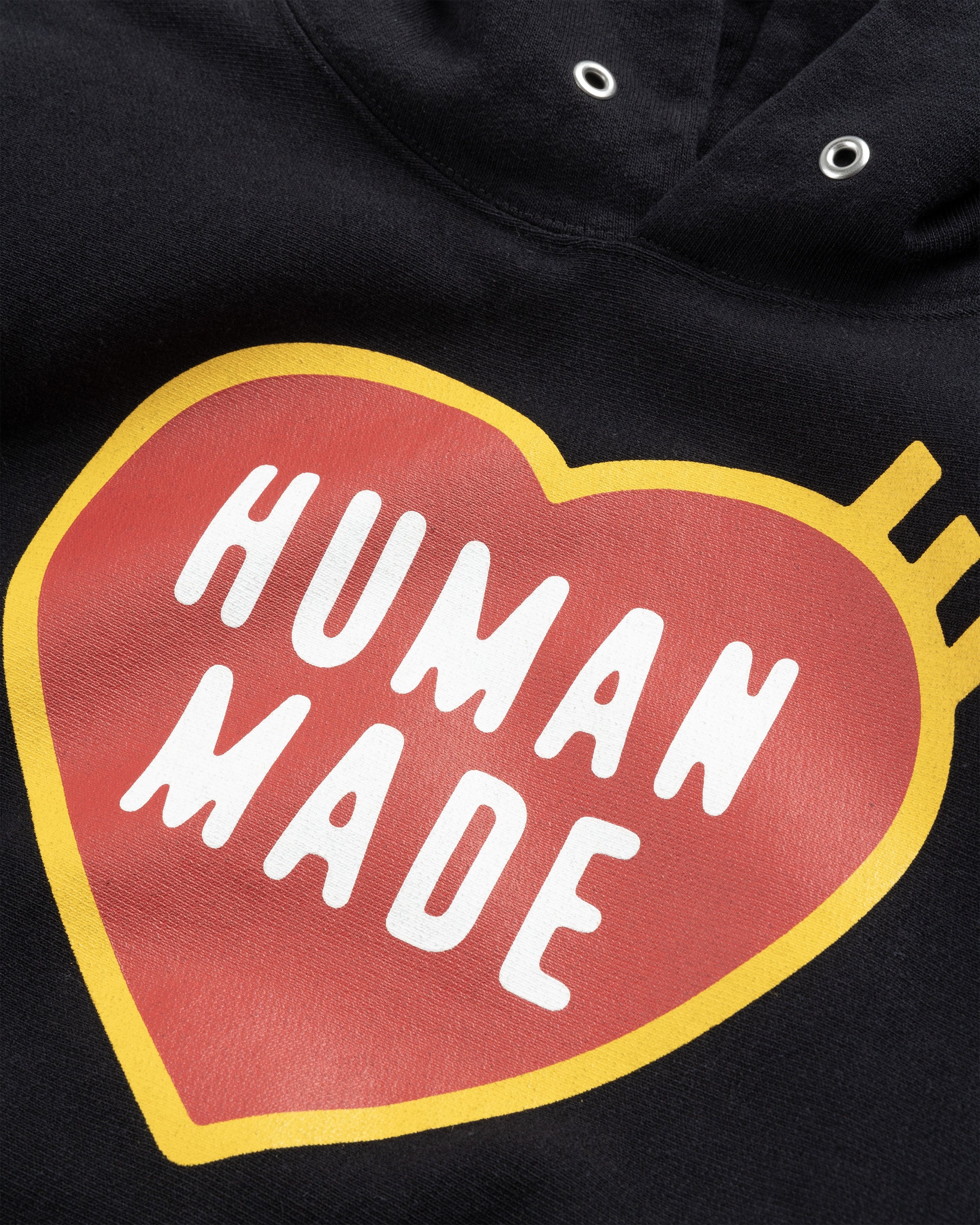 Human Made Heart Logo Hoodie Black Highsnobiety Shop